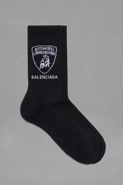 Balenciaga X Lamborghini Automobili Lamborghini Socks In Black