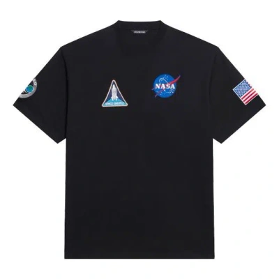 Balenciaga X Nasa Crossover Space Retro Short Sleeve Tee 'black'