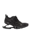 Balenciaga X-pander Suspended-heel Mesh Trainers In Black