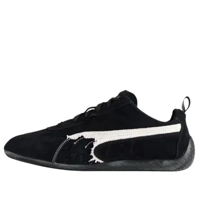 Balenciaga X Puma Speedcat Suede Casual Sneakers In Multi