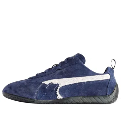 Balenciaga X Puma Speedcat Suede 'distressed Navy White'