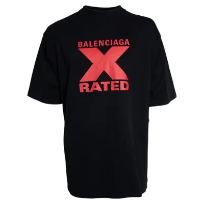 Pre-owned Balenciaga , X Rated T- Shirt 2019 In Black