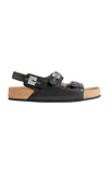 Balenciaga X Scholl Leather Sandals