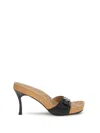 Balenciaga Scholl Collaboration Sandals Buckle Detail