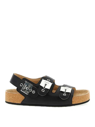 BALENCIAGA SANDALIAS - NEGRO
