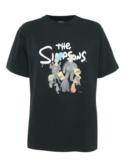 Pre-owned Balenciaga X The Simpsons 2024 Cartoon-print T-shirt