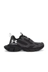 Balenciaga X Under Armour® 3xl Knit Sneakers In Black & White