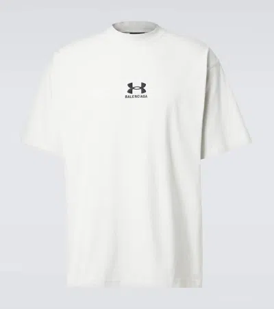 BALENCIAGA X UNDER ARMOUR COTTON JERSEY T-SHIRT