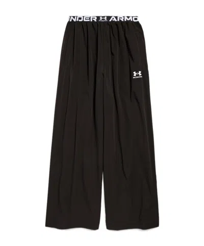 Balenciaga X Under Armour Double-sided Layered Sweatpants In Black
