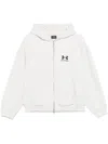 Balenciaga X Under Armour Zip-up Hoodie In Weiss