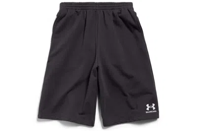 Pre-owned Balenciaga X Under Armour Large Shorts Black/white