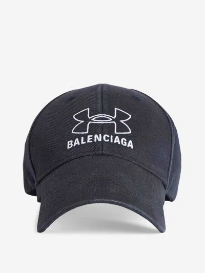 Balenciaga X Under Armour Logo Baseball Cap In Embroidery Eyelets At The Top