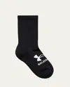 Balenciaga X Under Armour Tennis Socks In Black White