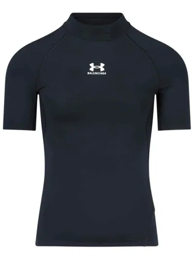 BALENCIAGA X UNDER ARMOUR® MOCK NECK T-SHIRT