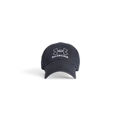 Pre-owned Balenciaga X Under Armour O1mt1gz0924 Size: S / Under Armour Cap In Black