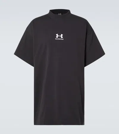 BALENCIAGA X UNDER ARMOUR OVERSIZED COTTON T-SHIRT