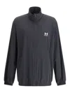 Balenciaga X Under Armour Printed Windbreaker In Black