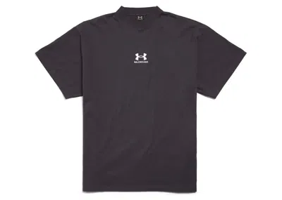 Pre-owned Balenciaga X Under Armour T-shirt Oversized Fit In Black/white