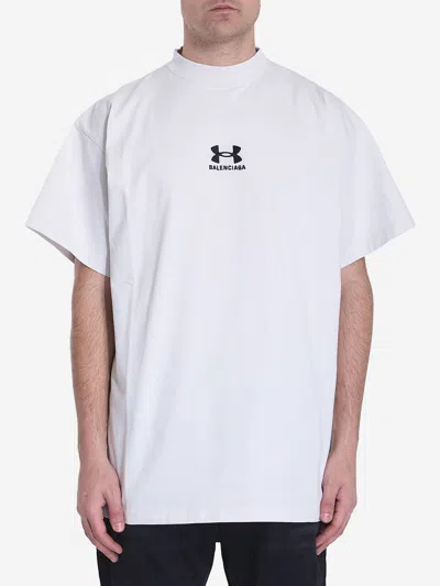 Balenciaga X Under Armour Tshirt In White