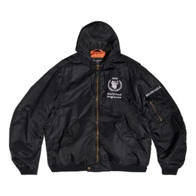 Balenciaga X Wfp Light Hooded Bomber 'black'