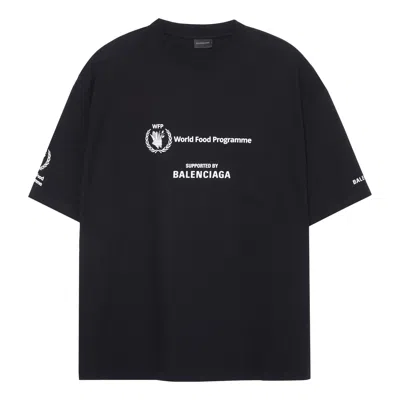 Balenciaga X Wfp T-shirt Medium Fit 'black'