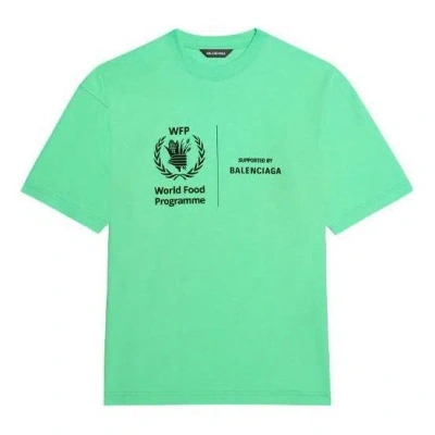 Balenciaga X Wfp T-shirt Medium Fit 'green'