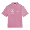Balenciaga X Wfp T-shirt Medium Fit 'pink' In Purple