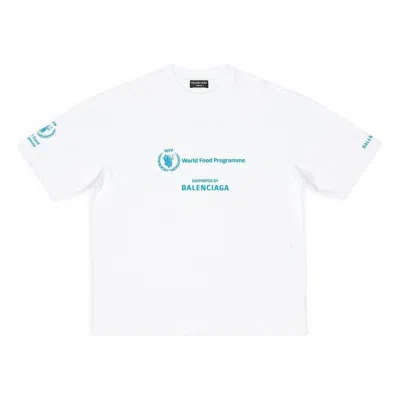 Balenciaga X Wfp T-shirt Medium Fit 'white'