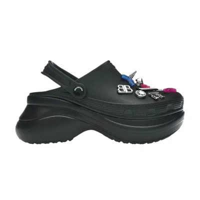 Pre-owned Balenciaga X Wmns Mule 'black Multicolor Jibbitz' | Women's Size 39.5