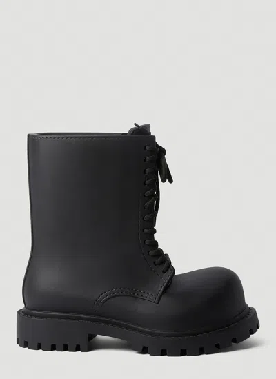 Balenciaga Xl Army Boots In Black