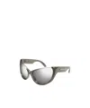 Balenciaga Xpander Butterfly-frame Sunglasses In Gray