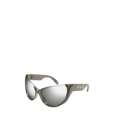 Balenciaga Xpander Butterfly-frame Sunglasses In Gray