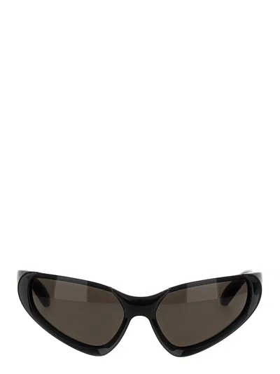 Balenciaga 'xpander Rect' Sunglasses In Black