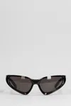 Balenciaga 'xpander Rectangular Full Rim Sunglasses' In Black