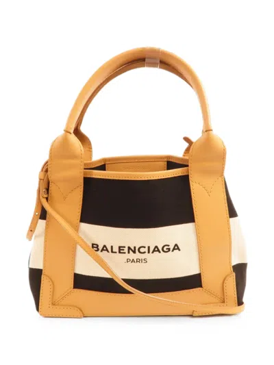 Pre-owned Balenciaga Xs Cabas Shoulder Bag In Black