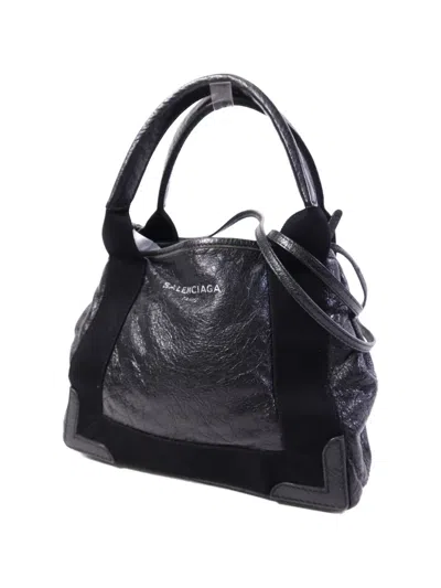 Pre-owned Balenciaga Xs Cabas Tote Bag In Black