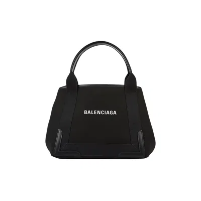 Pre-owned Balenciaga Xs Cabas Tote Bag 'natrual/black' In Cream
