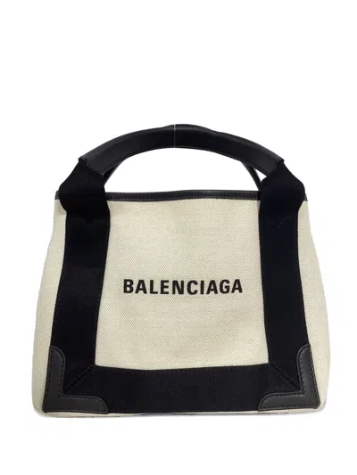 Pre-owned Balenciaga Xs Cabas Tote Bag In Neutral