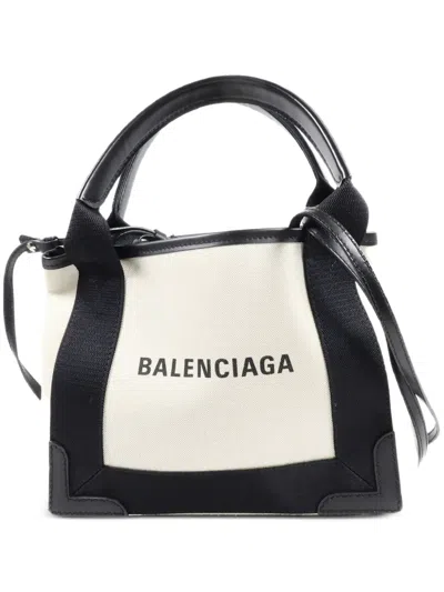 Pre-owned Balenciaga Xs Cabas Tote Bag In Neutrals