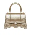 Balenciaga Xs Hourglass Top-handle Bag In Nude