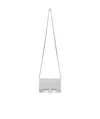 Balenciaga Xs Hourglass Wallet Shoulder Bag In White