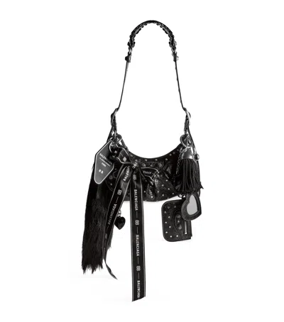Balenciaga Xs Le Cagole Shoulder Bag In Black