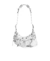 Balenciaga Borsetta A Tracolla Le Cagole Xs Bag Traforata  Da Donna In Bianco Ottico In White