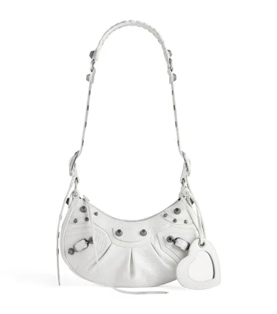 BALENCIAGA XS LEATHER LE CAGOLE SHOULDER BAG