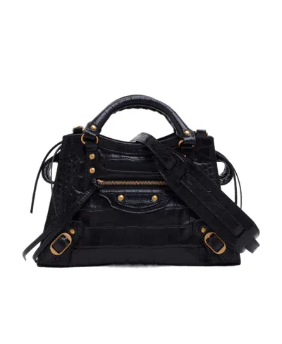 Balenciaga Xs Neo Classic Tote Bag In Black