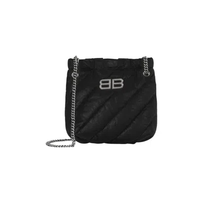 Pre-owned Balenciaga Xs Quilted Crush Tote Bag 'black' | Women's Size Onesize