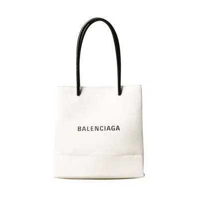 Pre-owned Balenciaga Xxs North South Tote Bag 'white' | Women's Size Onesize