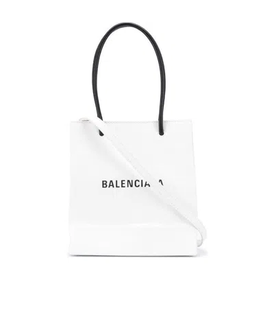 Balenciaga Xxs Shopping Tote In White