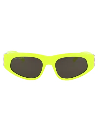 BALENCIAGA BALENCIAGA YELLOW ACETATE SUNGLASSES