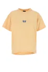Balenciaga Crew Neck Short Sleeves Soft Fabric In Yellow